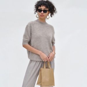 Lauren Manoogian Suri short sleeve crew in Moth